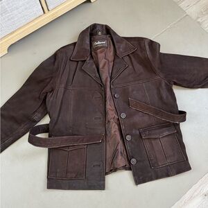 Oakwood classics leather jacket women’s medium